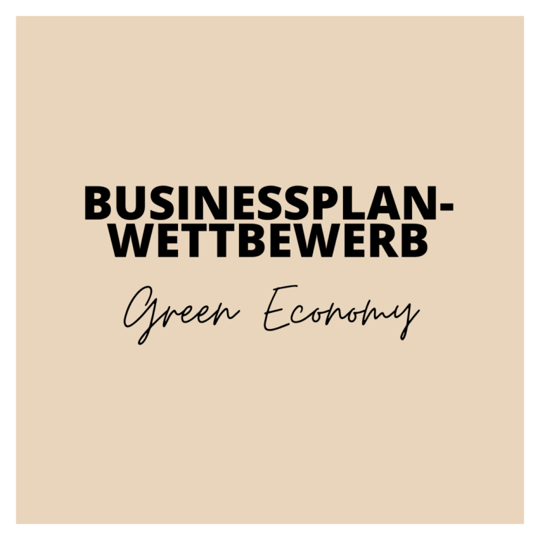 Businessplan Wettbewerb für Green Economy